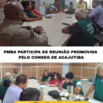 6ª CIPM participa de encontro do Conselho de Segurança para tratar de ações de segurança em Acajutiba
