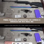 Ação Conjunta entre CIPE Litoral Norte e 6ª CIPM Resulta em Apreensão de Arma e Drogas após Confronto em Rio Real