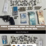 Suspeito é baleado em confronto com a PM durante operação de combate ao tráfico em Entre Rios