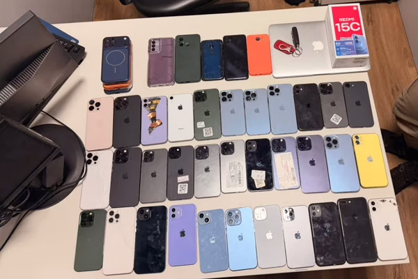 PM recupera carga de iPhones de R$ 180 mil furtada de loja em Entre Rios